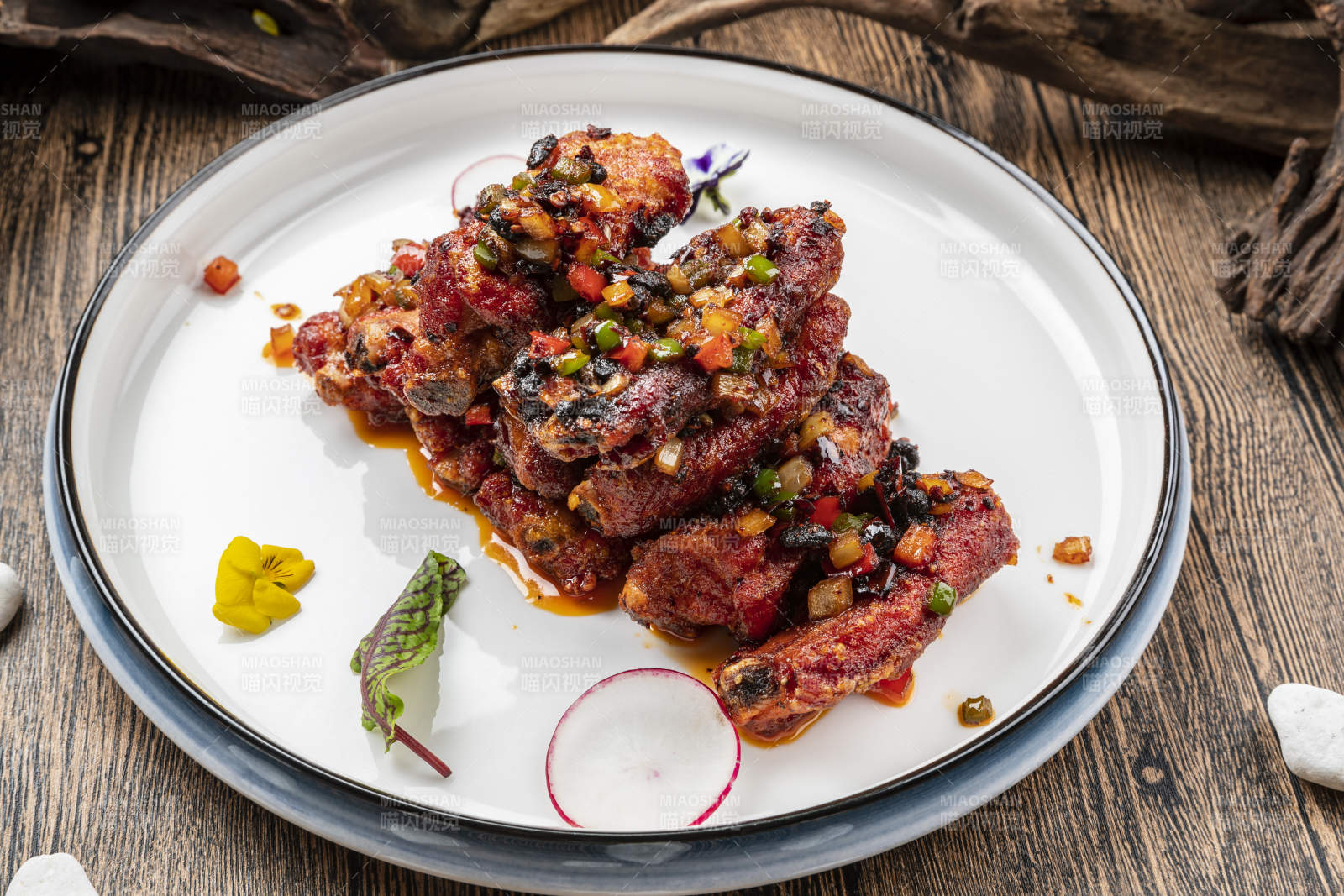 香辣紅油豆豉蒸排骨