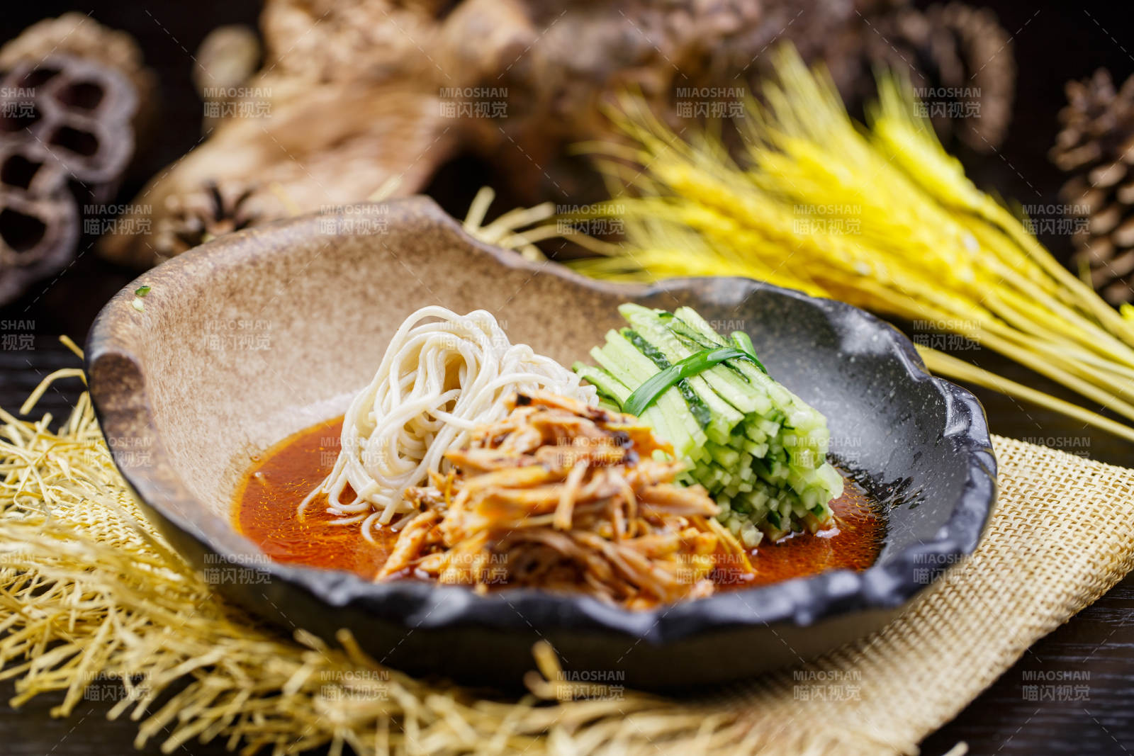 香辣雞絲蕎麥面