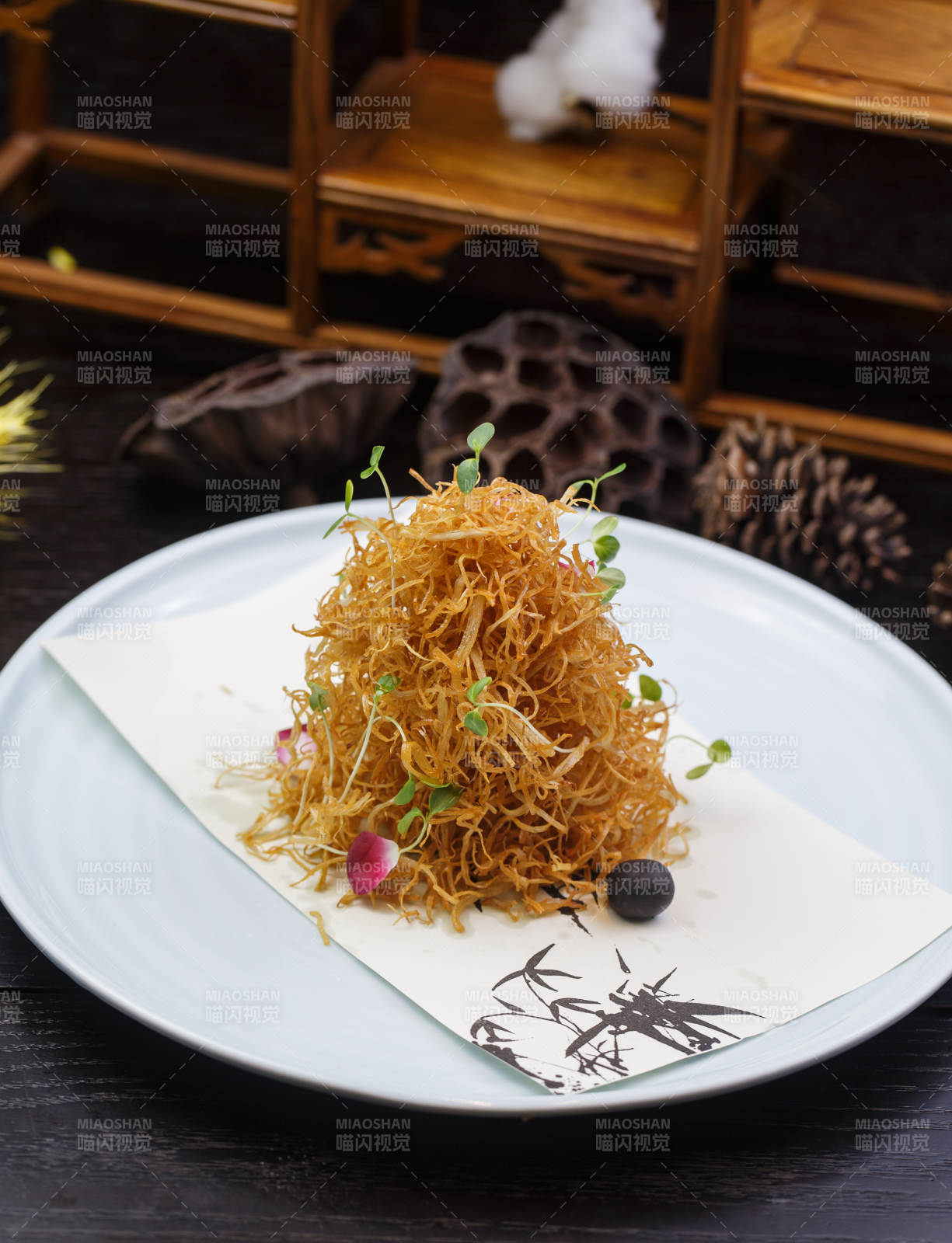 香酥土豆絲紋絲洋芋香炸土豆絲
