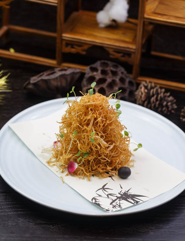 香酥土豆丝纹丝洋芋香炸土豆丝