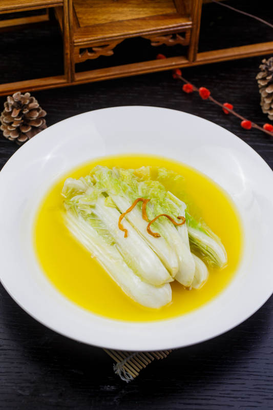 鲜浓鸡汤娃娃菜