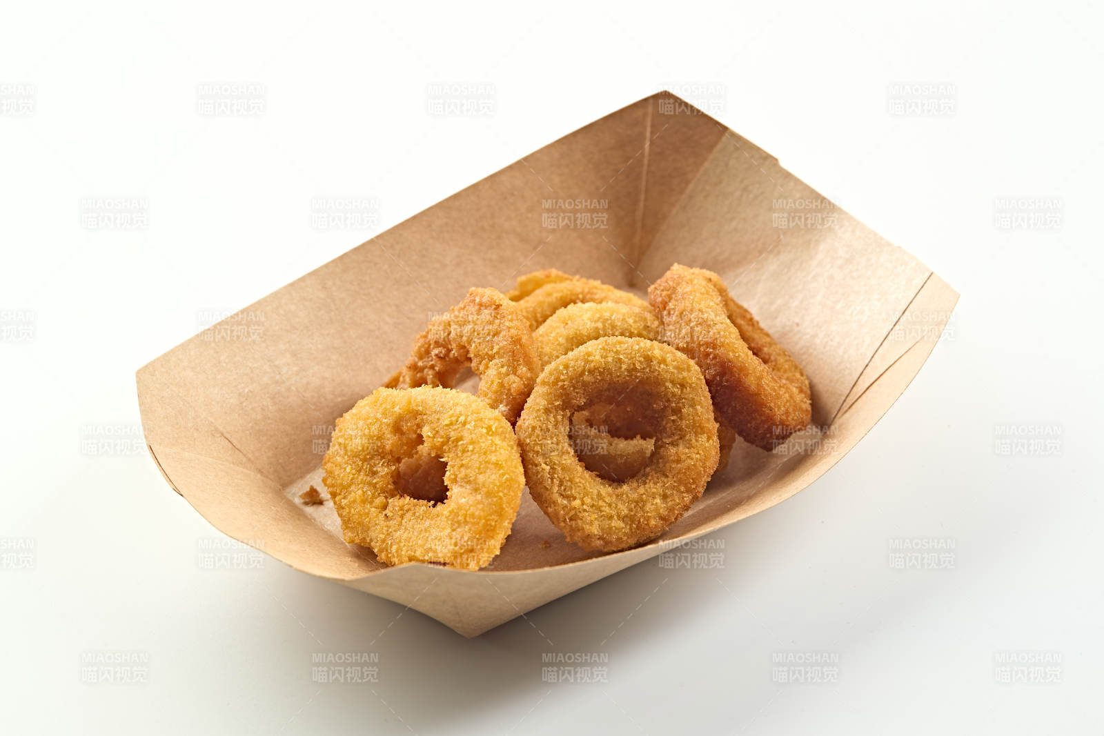 快餐美食油炸鸡肉炸洋葱圈