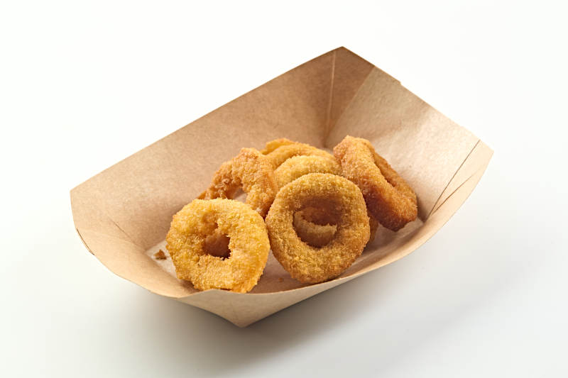 快餐美食油炸鸡肉炸洋葱圈
