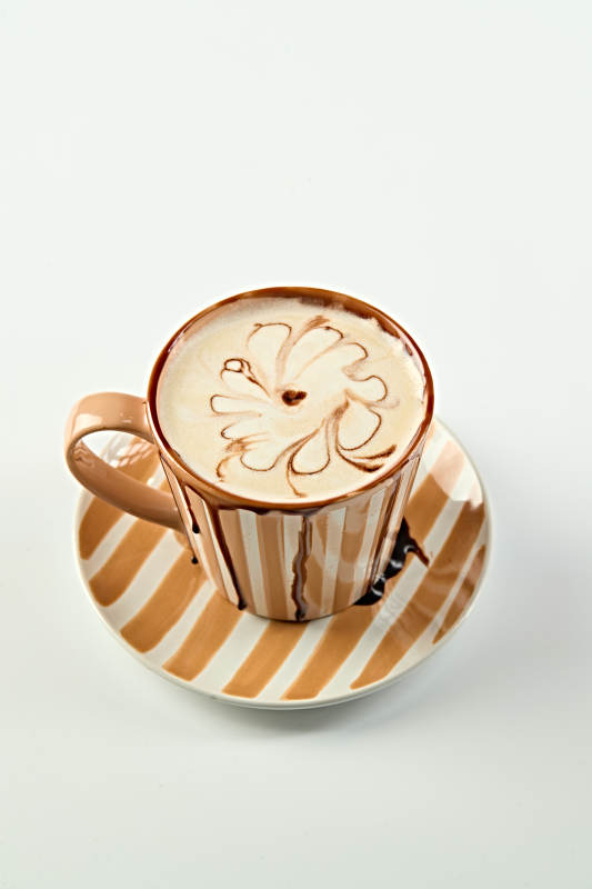 美式拉花卡布奇诺咖啡