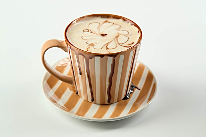 美式拉花卡布奇诺咖啡