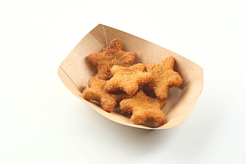 快餐美食油炸星星上校鸡块