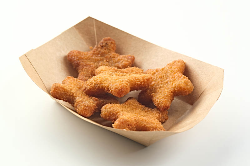 快餐美食油炸星星上校鸡块