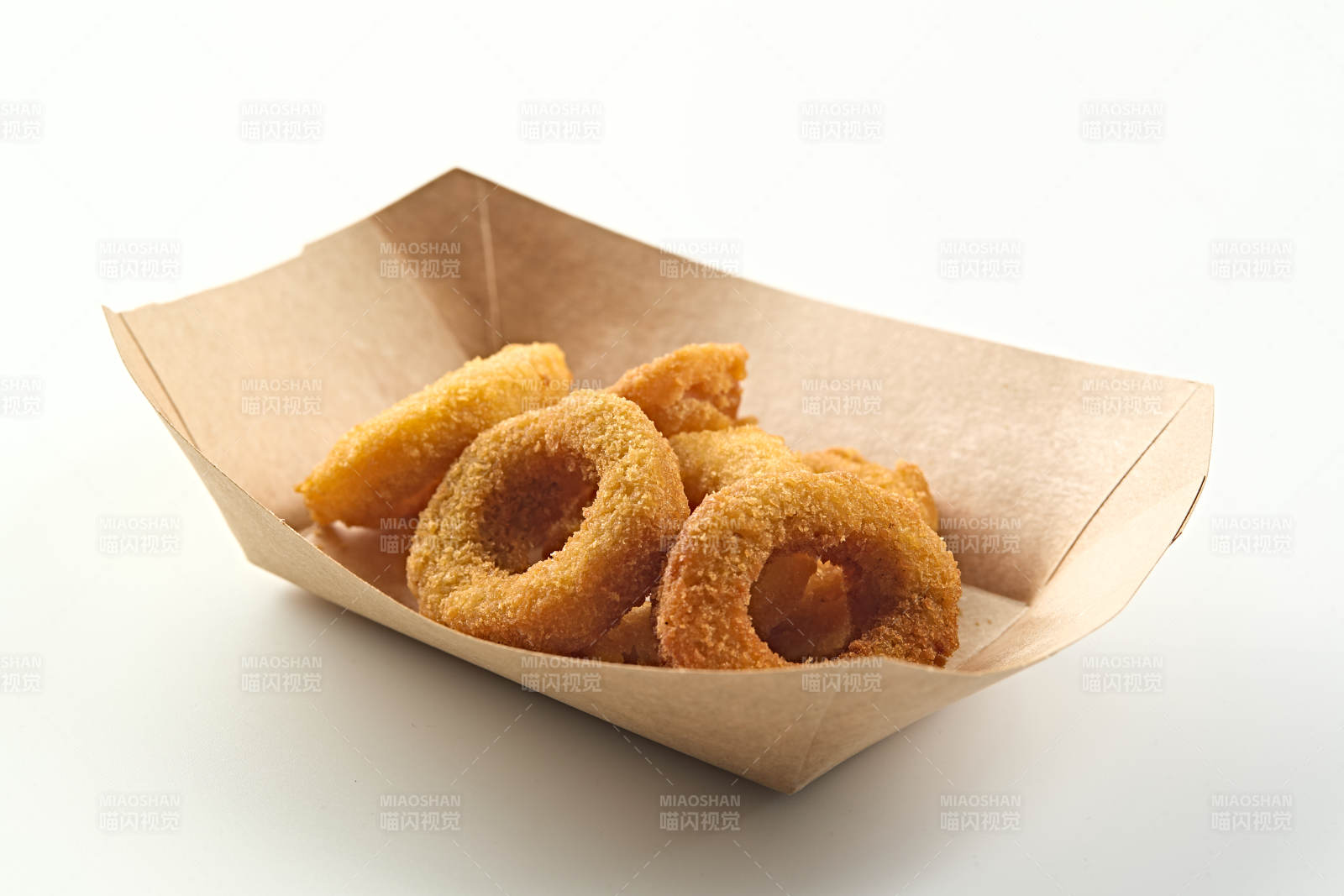 快餐美食油炸鸡肉炸洋葱圈