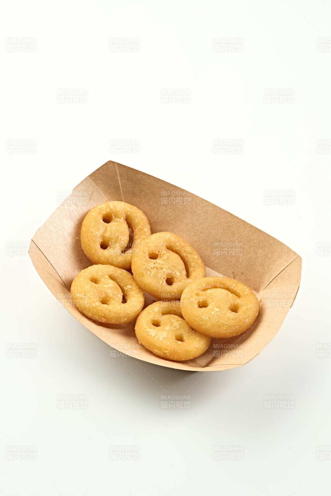 快餐美食油炸笑脸薯饼