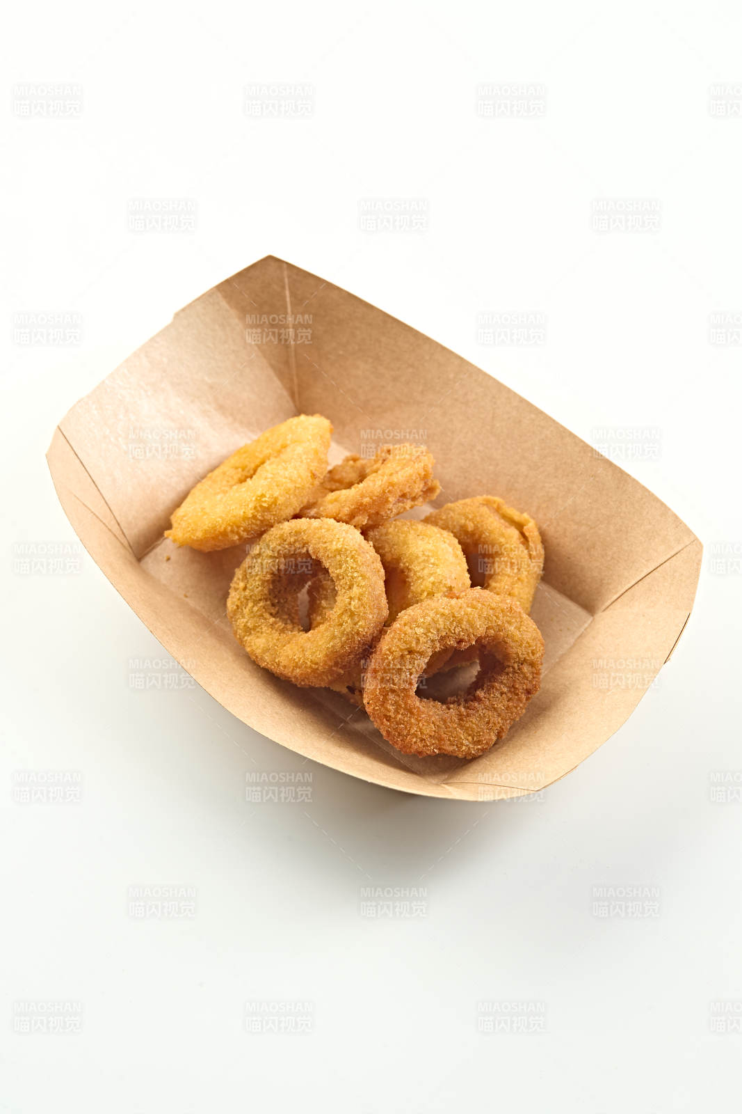 快餐美食油炸鸡肉炸洋葱圈