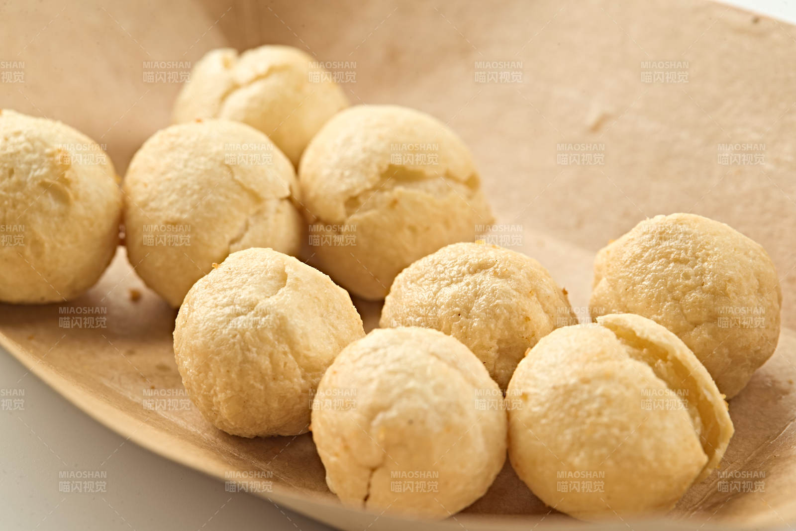 快餐美食油炸蝦丸