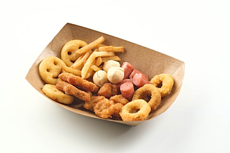 快餐美食油炸小吃拼装盒