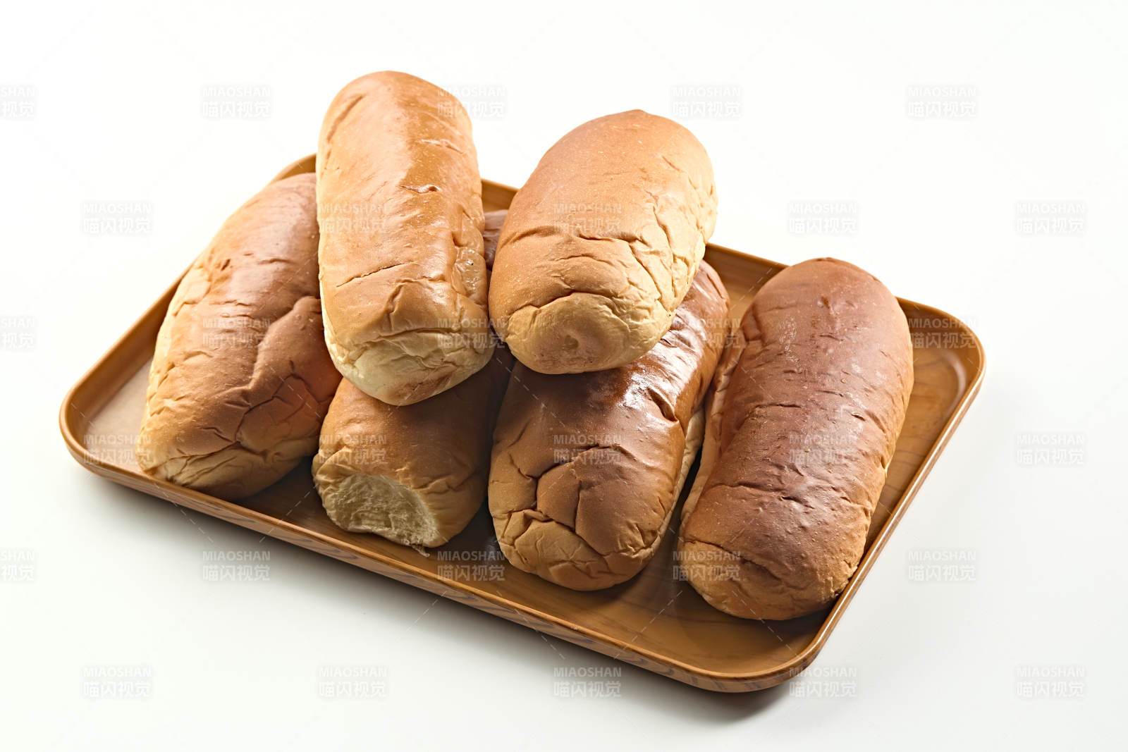 快餐美食肉狗面包胚