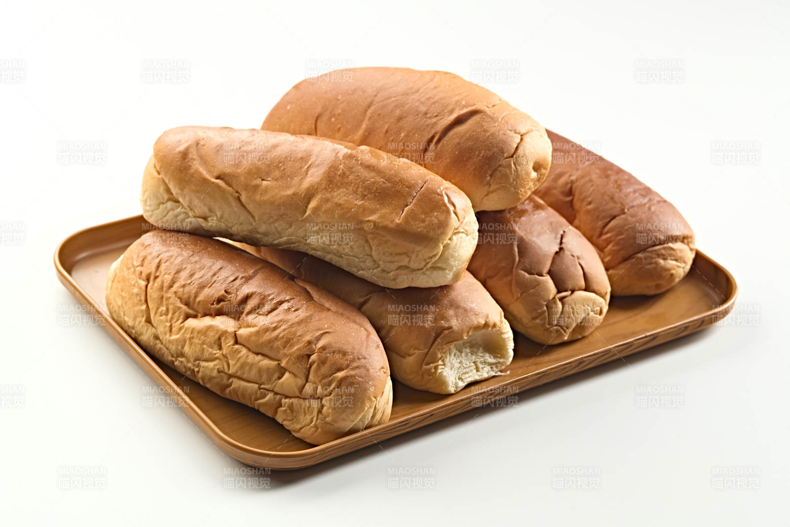 快餐美食肉狗面包胚