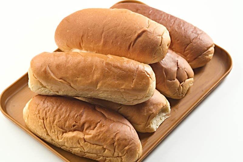 快餐美食肉狗面包胚