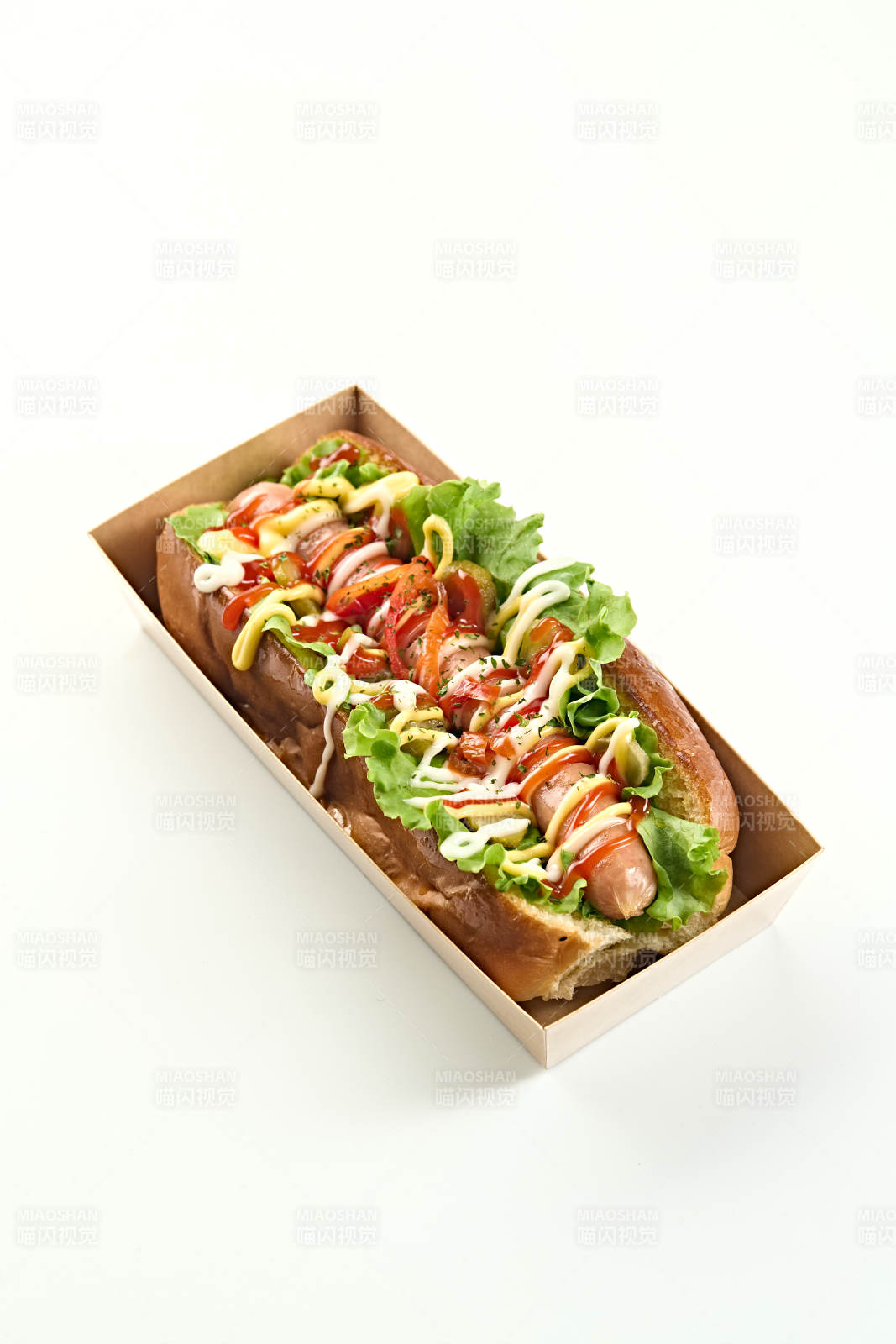 西餐快餐美式熱狗面包