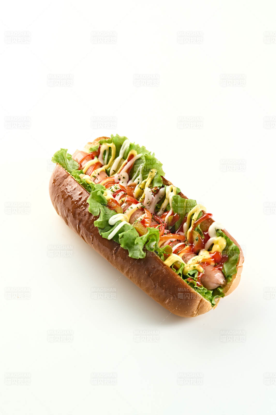 西餐快餐美式熱狗面包