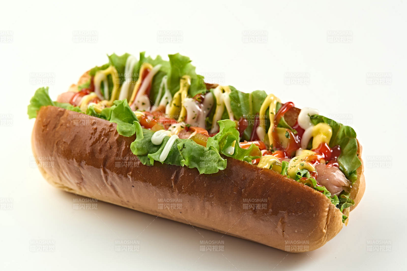 西餐快餐美式熱狗面包
