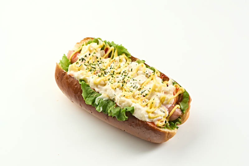 西餐快餐美式热狗面包