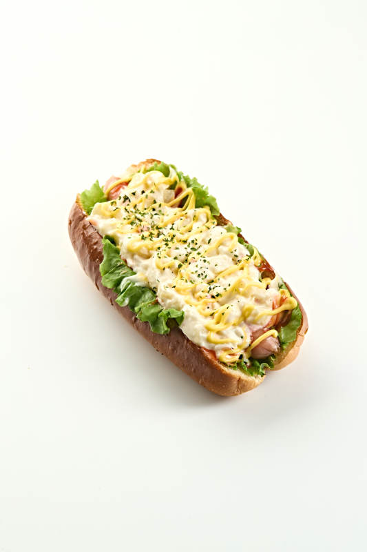 西餐快餐美式热狗面包