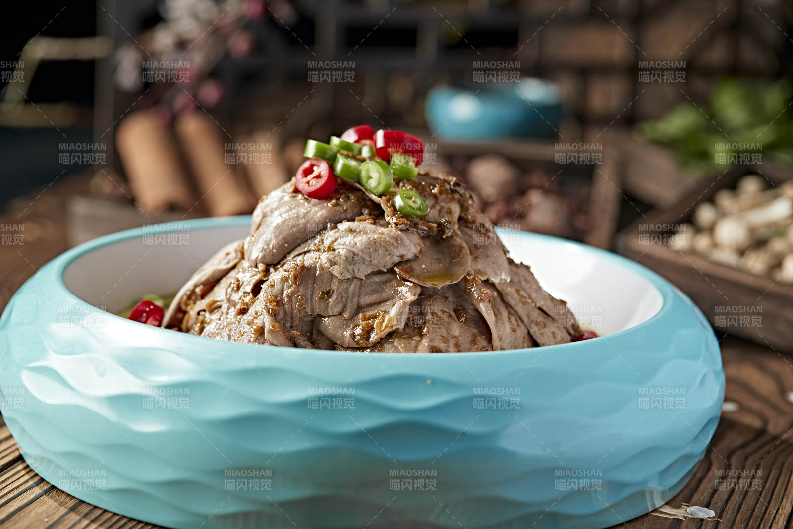 香辣椒麻猪舌片口条