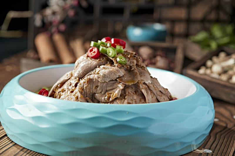 香辣椒麻猪舌片口条