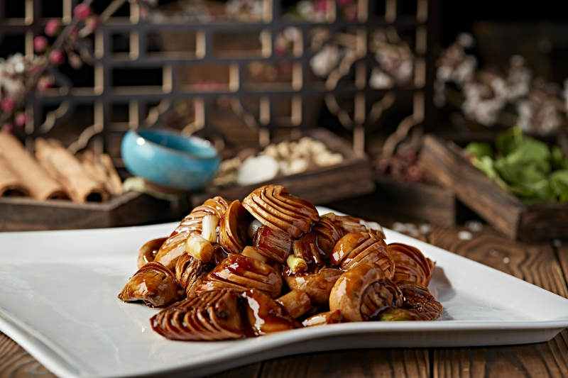 葱烧草原鲜口蘑