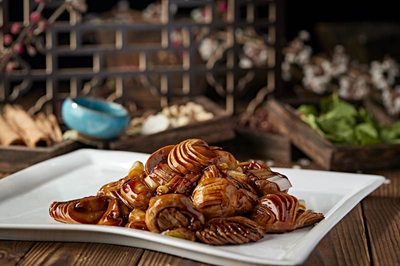 葱烧草原鲜口蘑