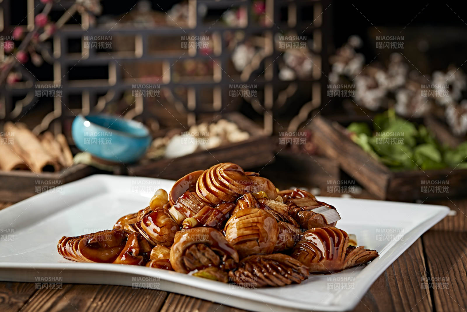 葱烧草原鲜口蘑