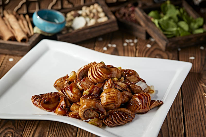 葱烧草原鲜口蘑