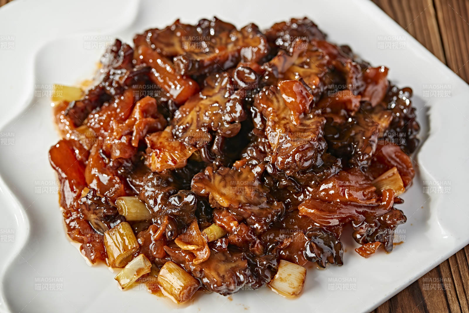 蔥燒蹄筋菊花菌