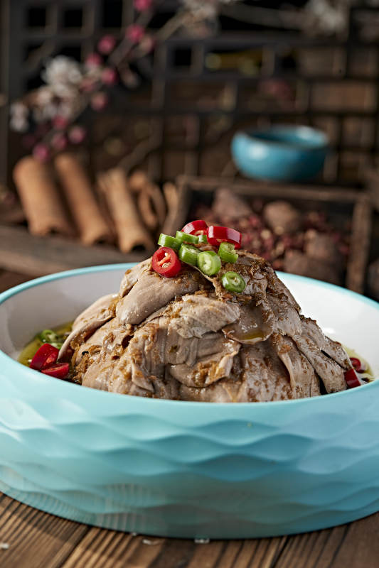 香辣椒麻猪舌片口条