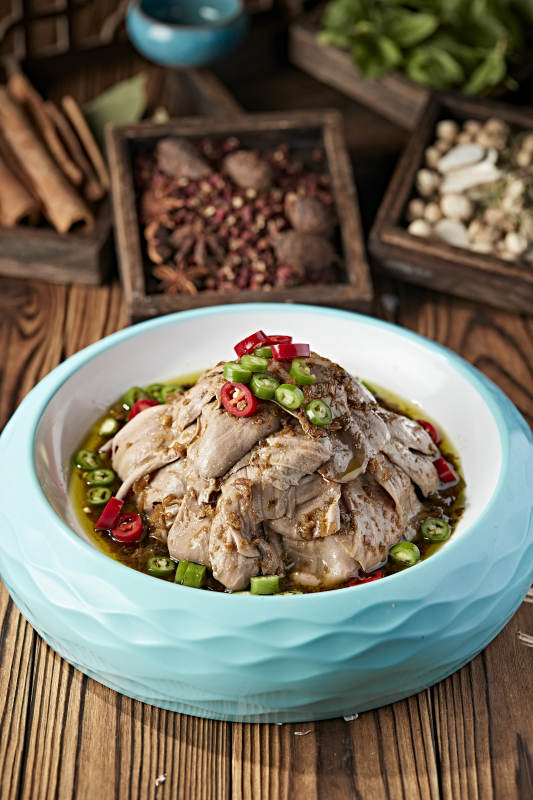 香辣椒麻猪舌片口条