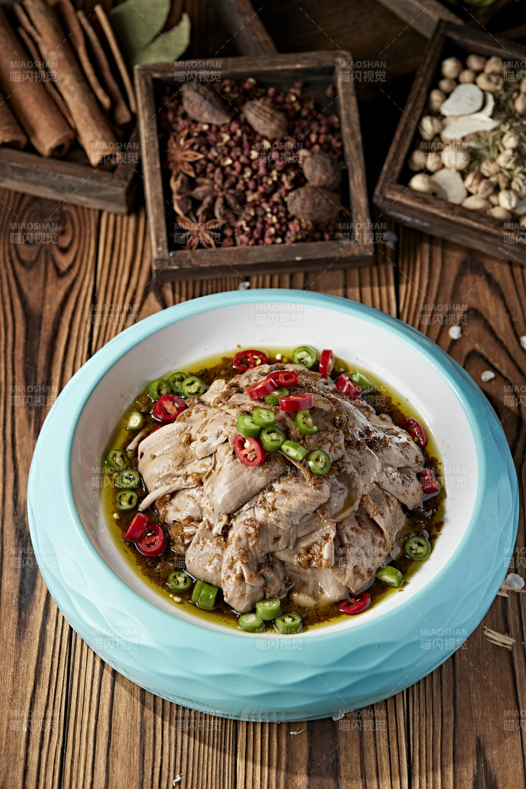 香辣椒麻猪舌片口条