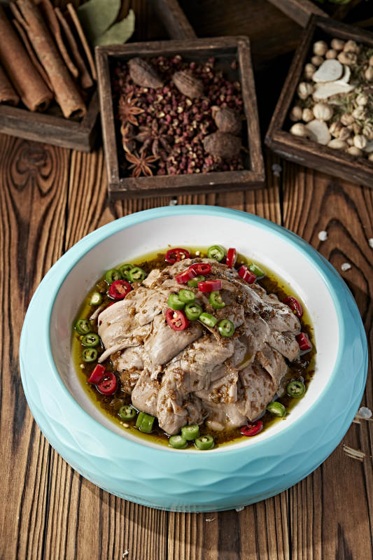 香辣椒麻猪舌片口条