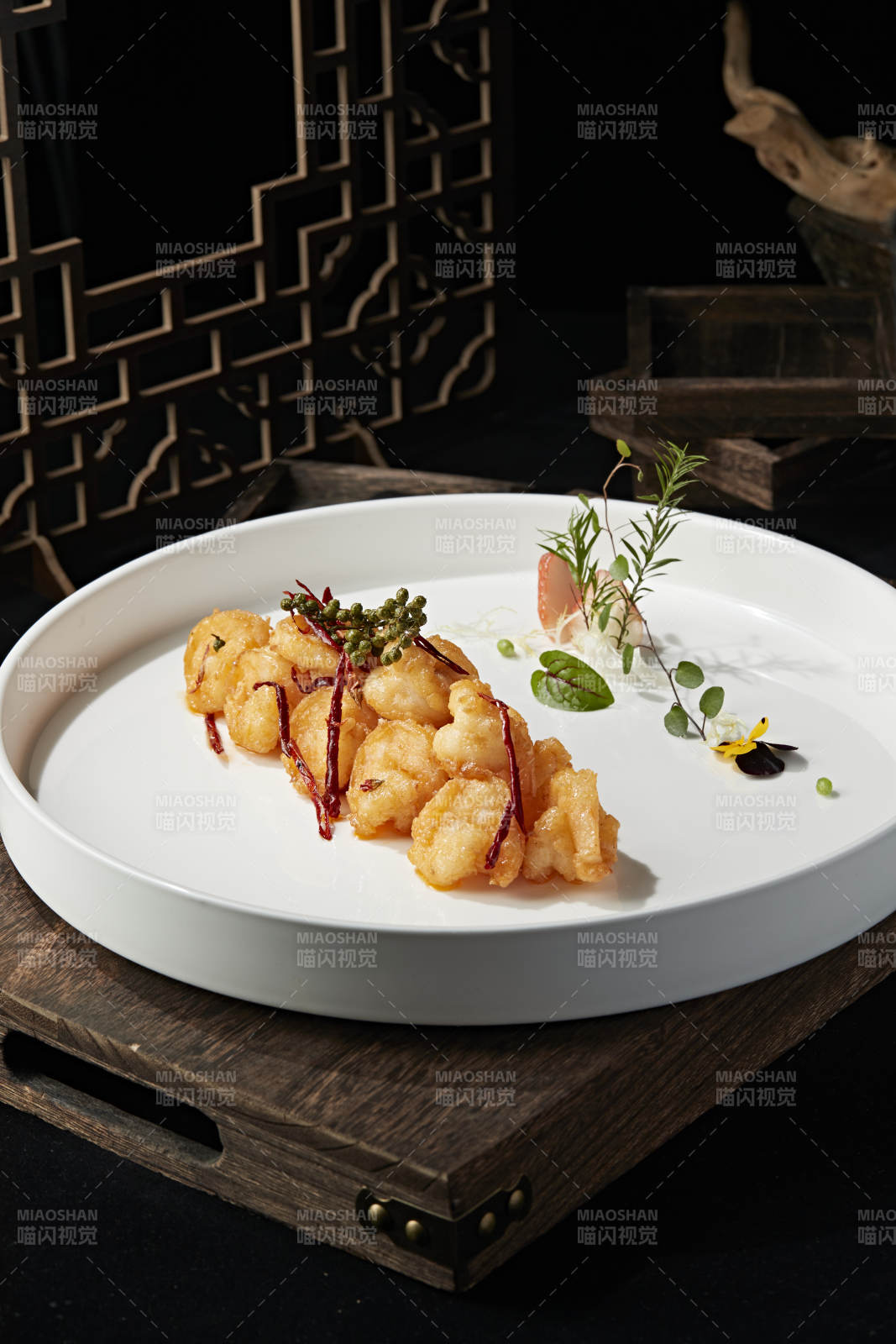 藤椒宮保大蝦球