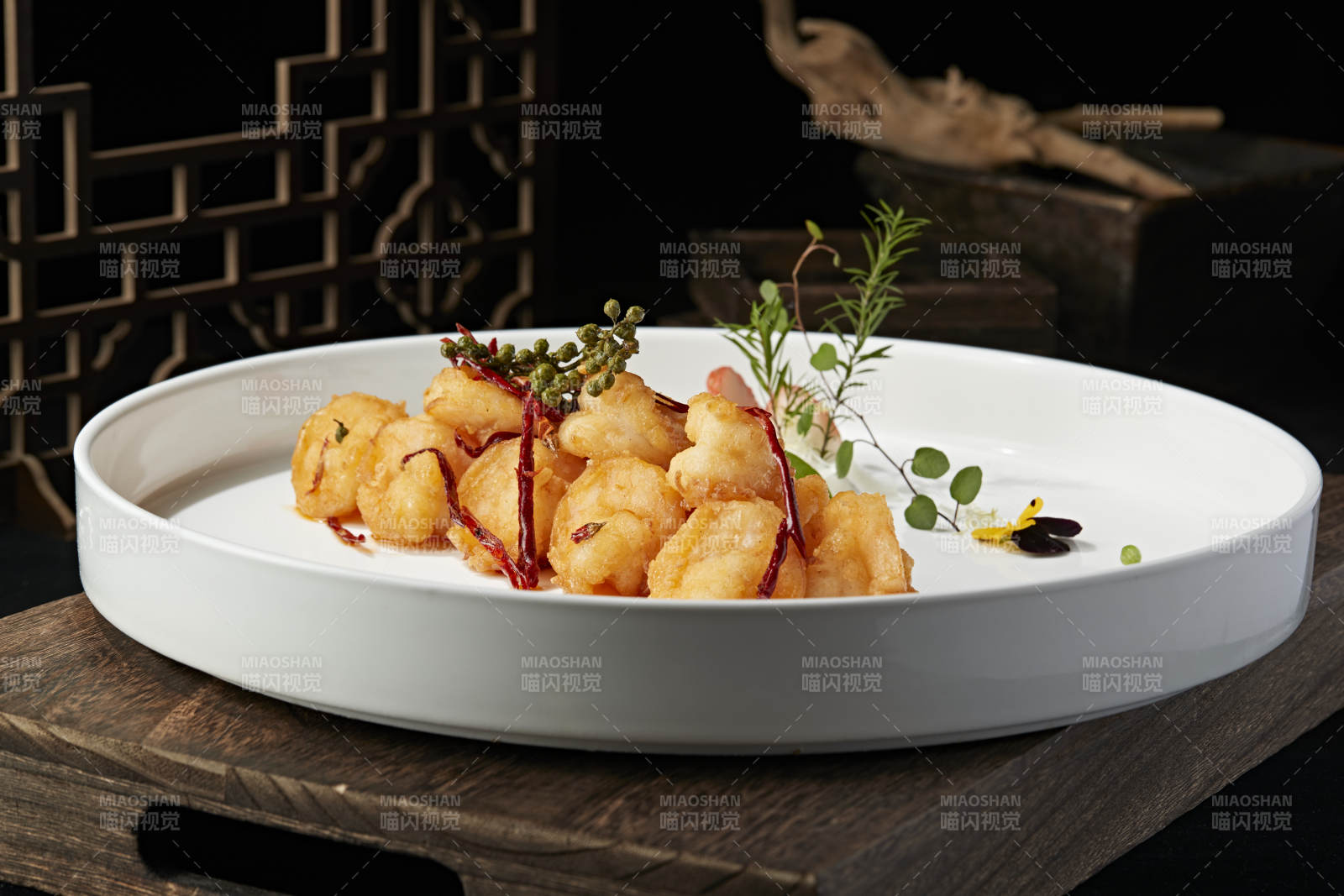 藤椒宮保大蝦球