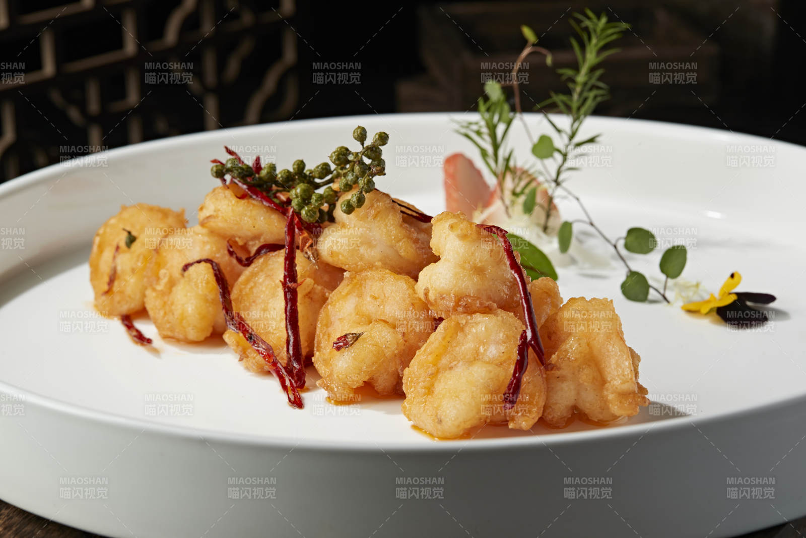 藤椒宮保大蝦球