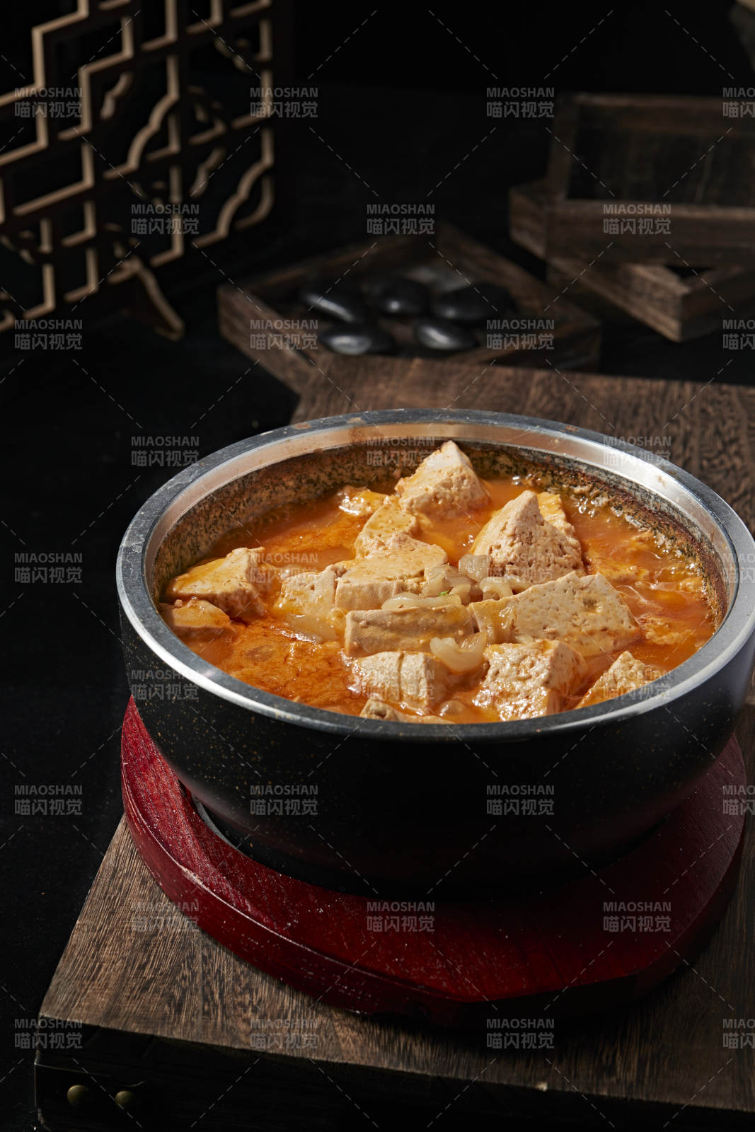 番茄浓汤石锅豆腐