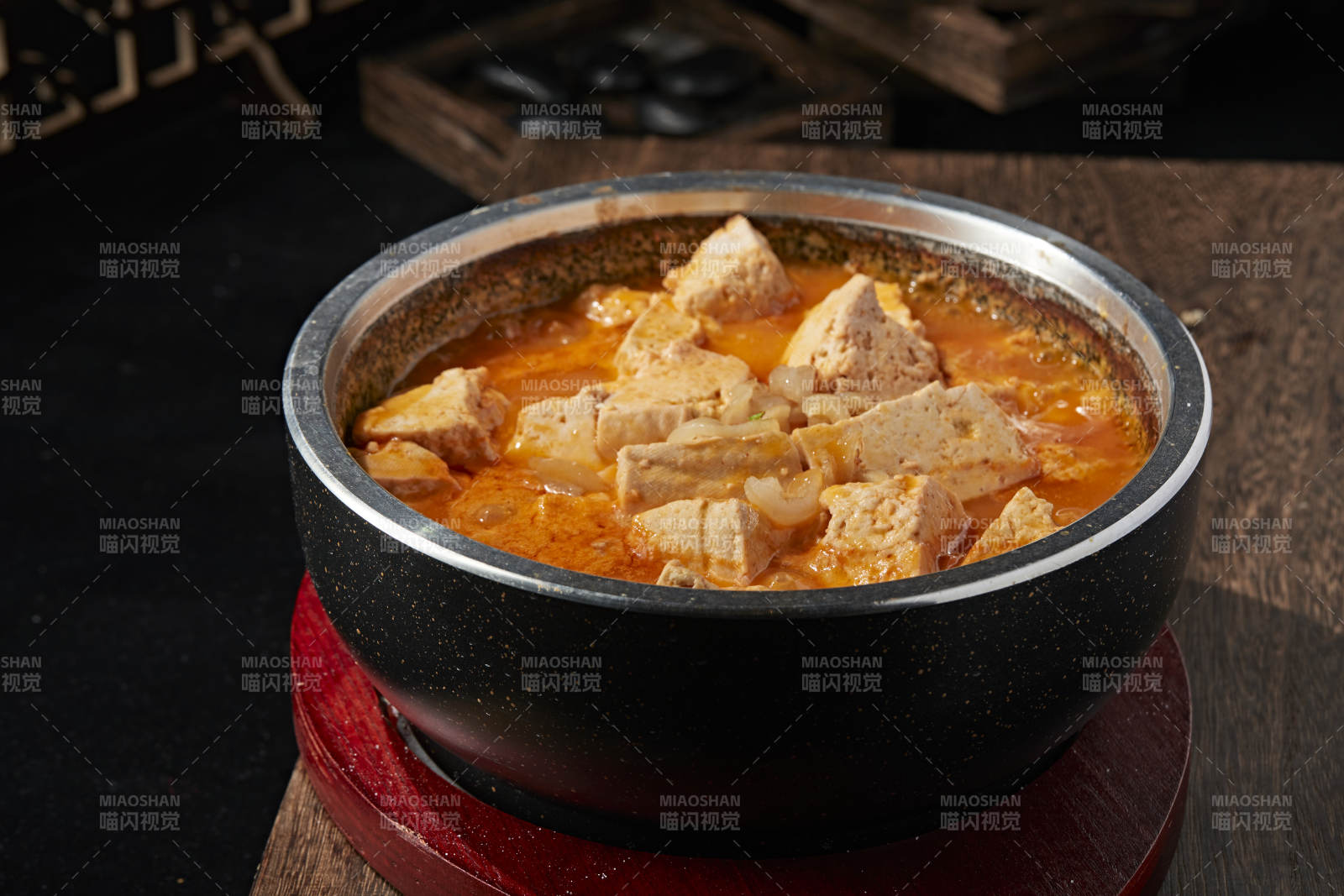 番茄浓汤石锅豆腐