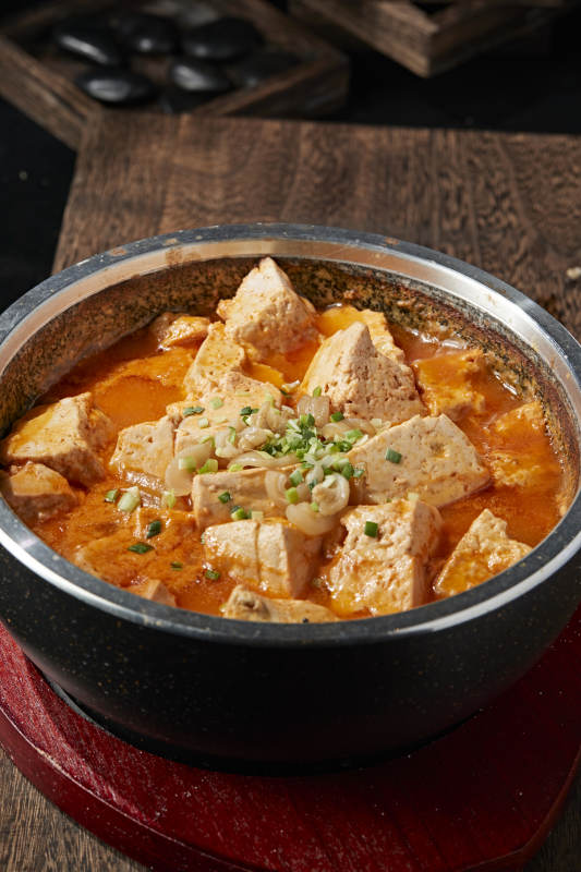 番茄浓汤石锅豆腐