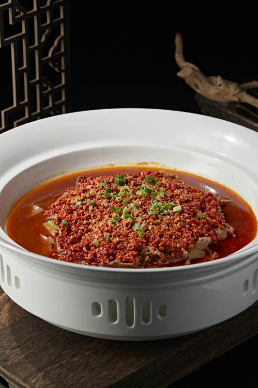 香辣红油和牛水煮肉片