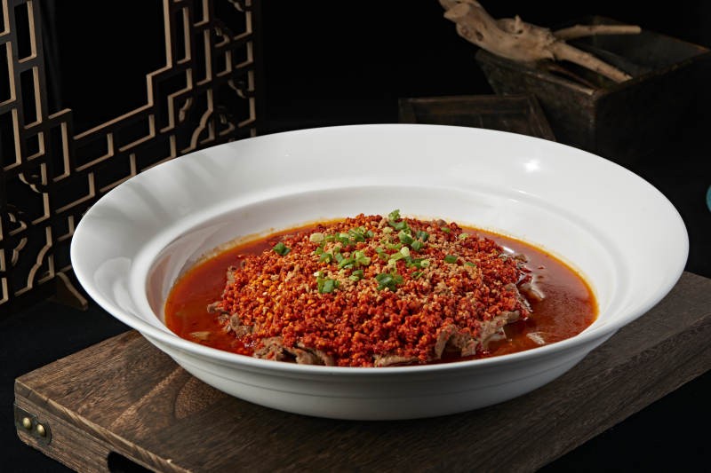 香辣红油和牛水煮肉片