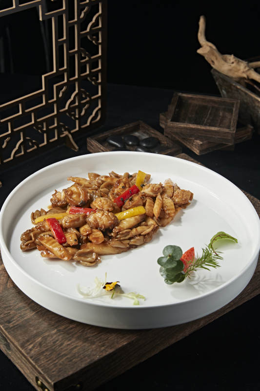 彩椒山药烧鲍鱼