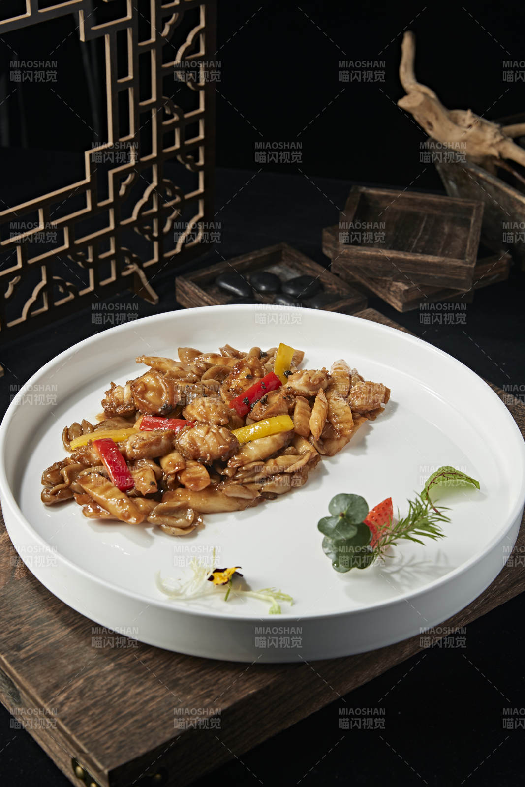 彩椒山药烧鲍鱼