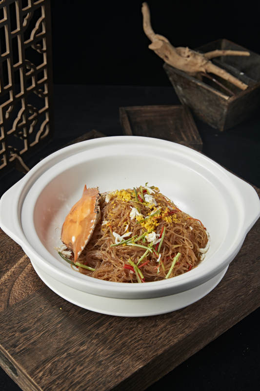 砂鍋梭子蟹水晶粉絲煲