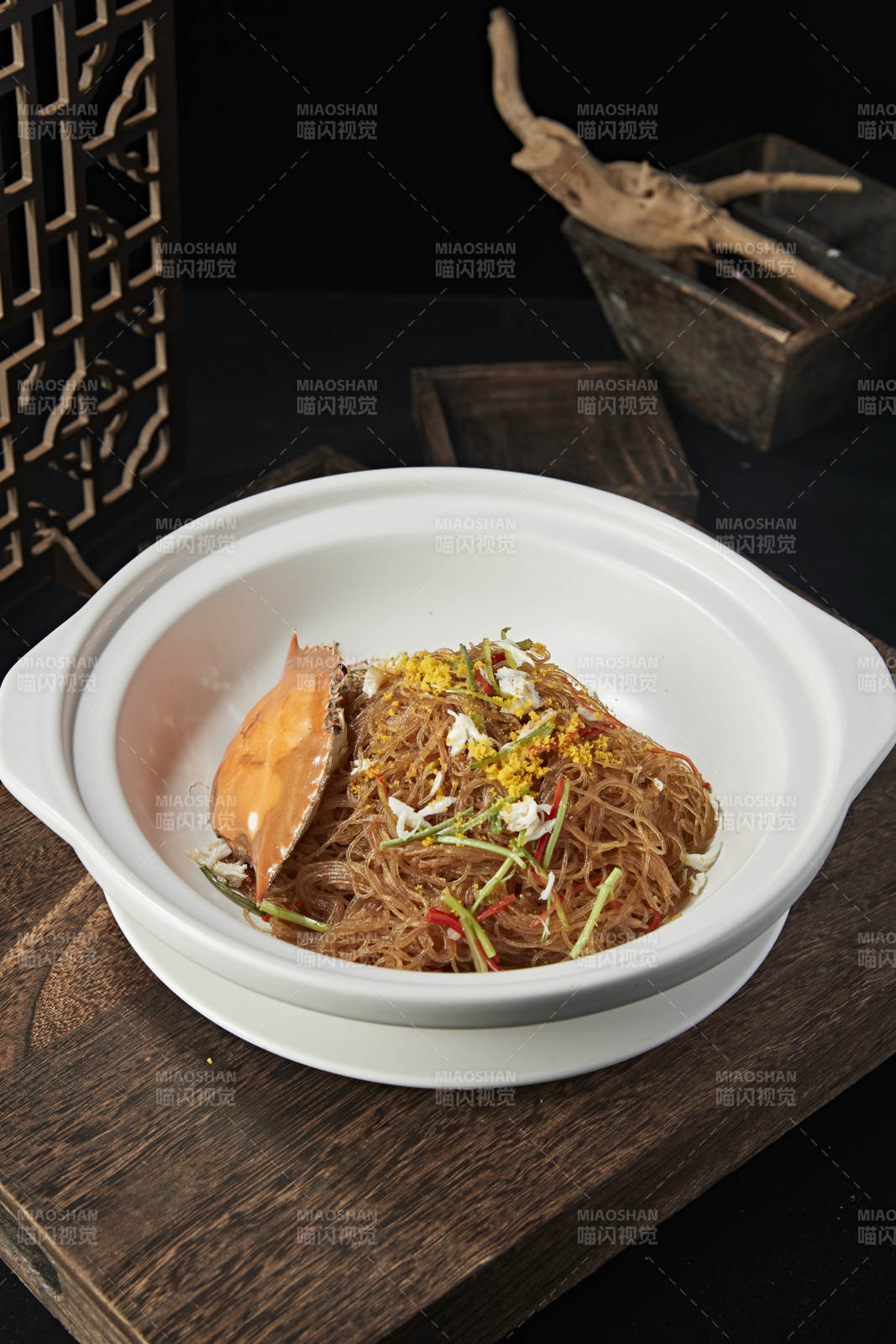 砂鍋梭子蟹水晶粉絲煲