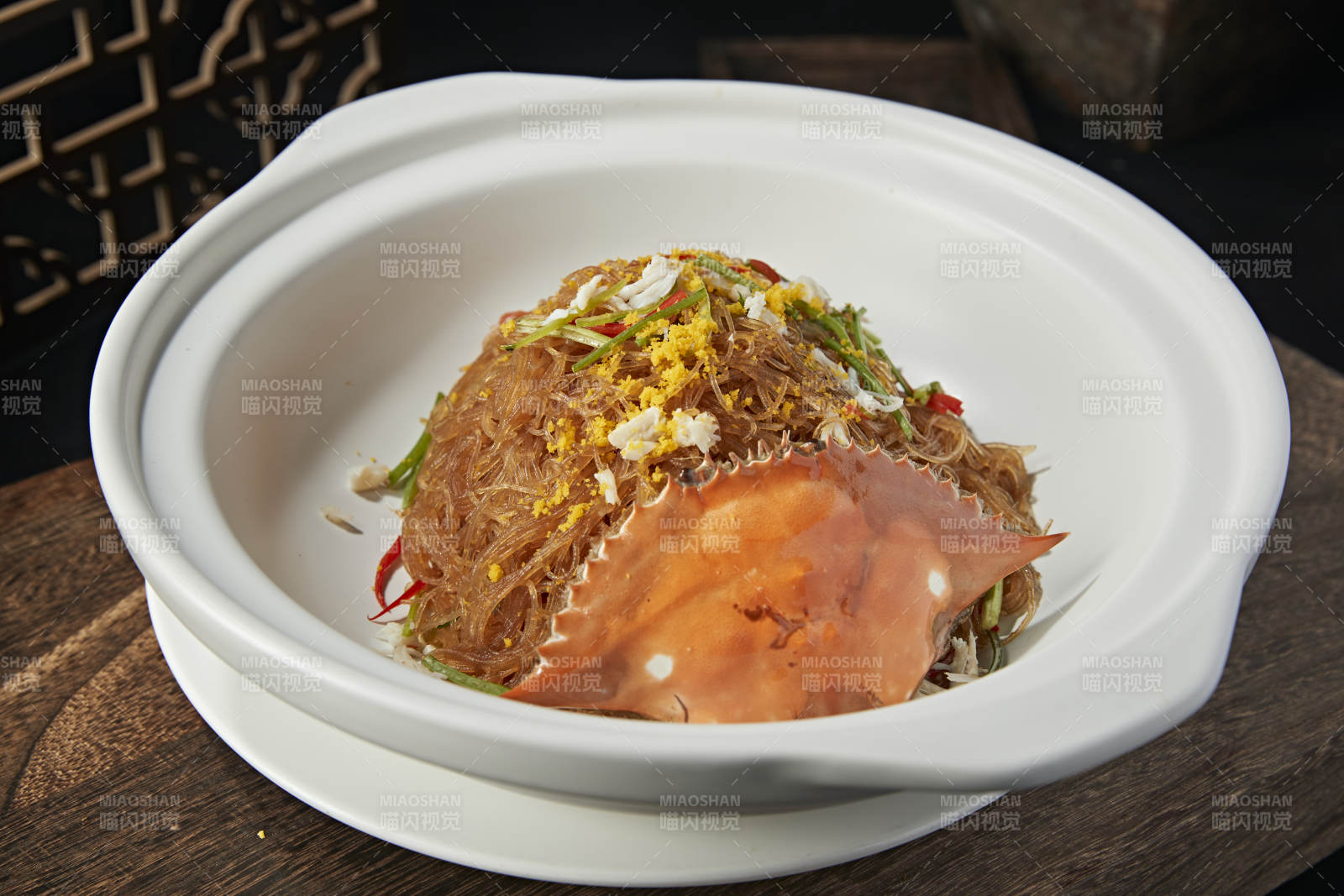 砂鍋梭子蟹水晶粉絲煲