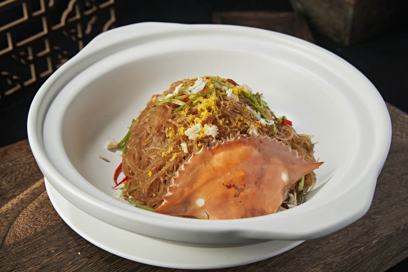 砂鍋梭子蟹水晶粉絲煲