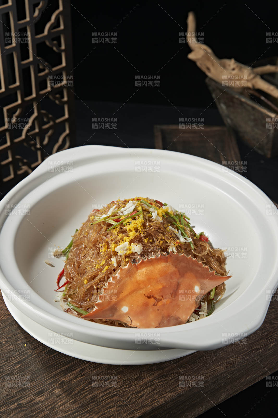 砂鍋梭子蟹水晶粉絲煲